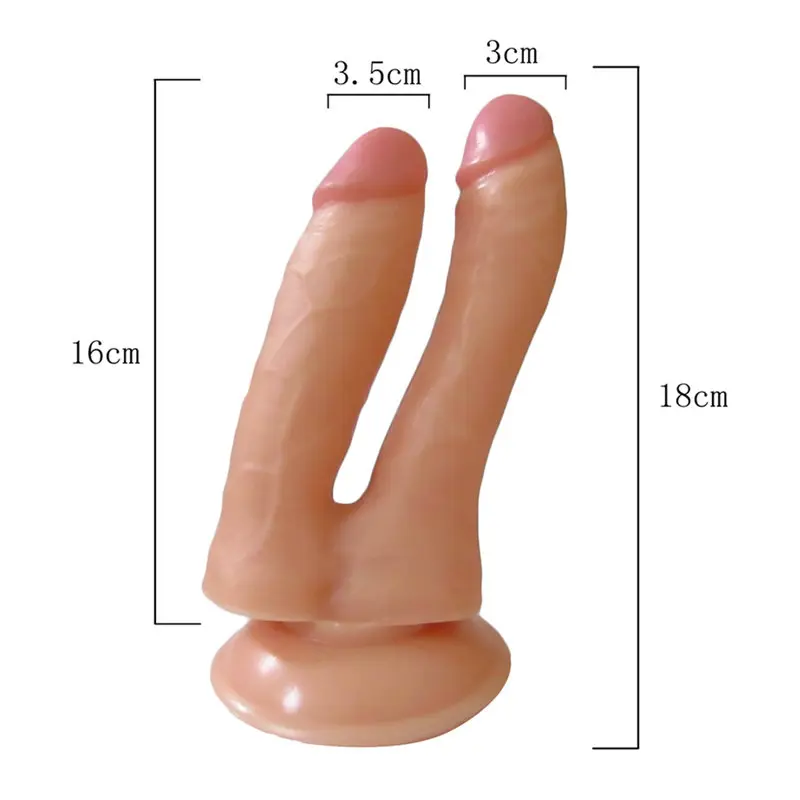 Lance’s Cock – 18 Cm. – Ultra Realistik – Anal & Vajinal Çift Zevk – Belden Bağlamalı Kemerli Çatal Vibratör görsel 2