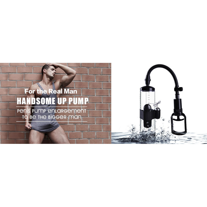 Handsome Up Pump – Motorlu Titreşimli Penis Büyütücü Pompa