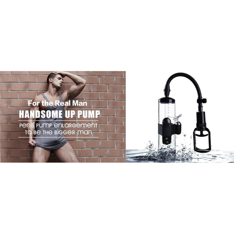 Handsome Up Pump – Motorlu Titreşimli Penis Büyütücü Pompa