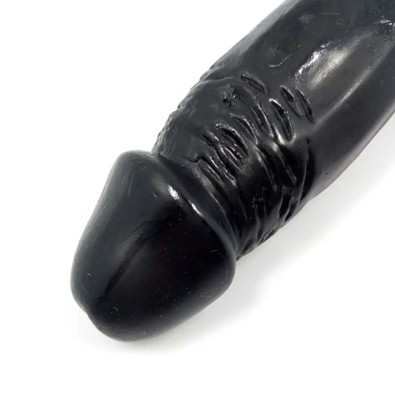 Realistik Esnek Mini Boy Bakire ve Anal Vantuzlu Vibratör (Siyah) görsel 7