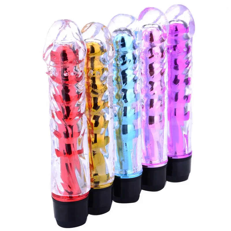 Renkli Fantazi Jelly Vibratör (Siyah) görsel 3