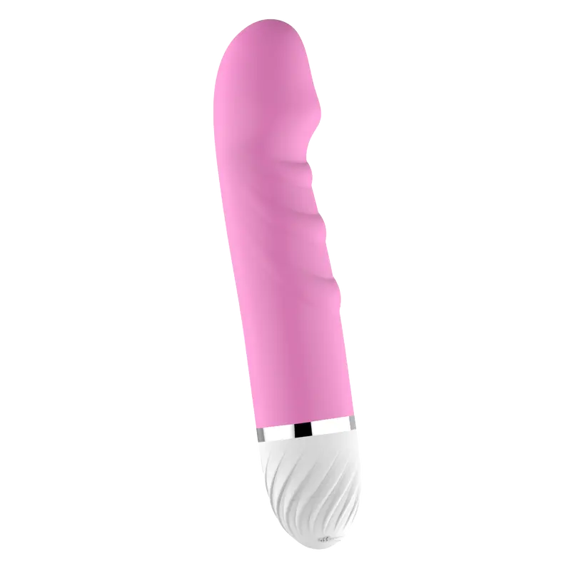 Renkli G-Spot Ultra Lüx Dokulu Silikon Vibratör (Fuşya) görsel 4