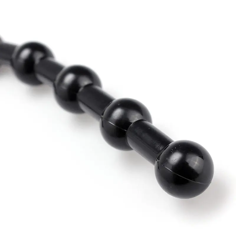 Şeffaf Yumuşak Silikon Anal Plug (Siyah) görsel 3