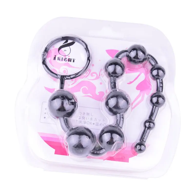 Şeffaf Yumuşak Silikon Anal Plug (Siyah) görsel 4