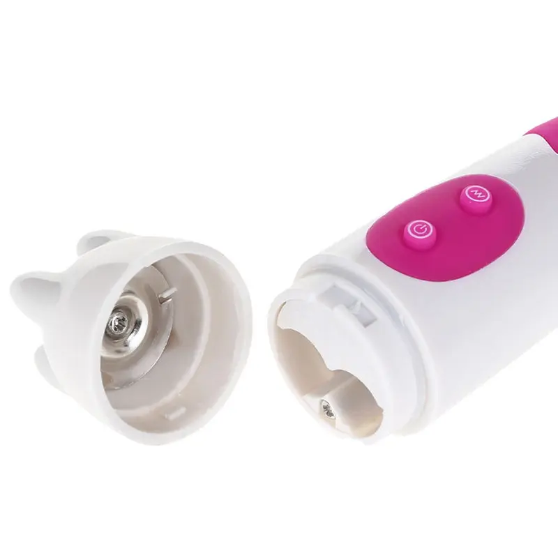 Silikon Titreşimli Klitoris Uyarıcılı G-Spot Vibratör (Pembe) görsel 5