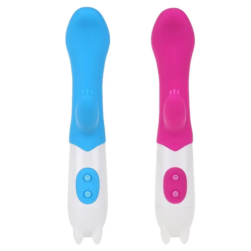 Silikon Titreşimli Klitoris Uyarıcılı G-Spot Vibratör (Pembe) görsel 6