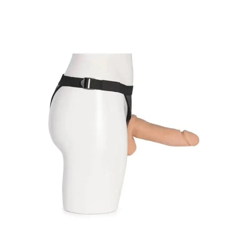 Siyah Deri Strap-On Belden Bağlama Kemeri görsel 3