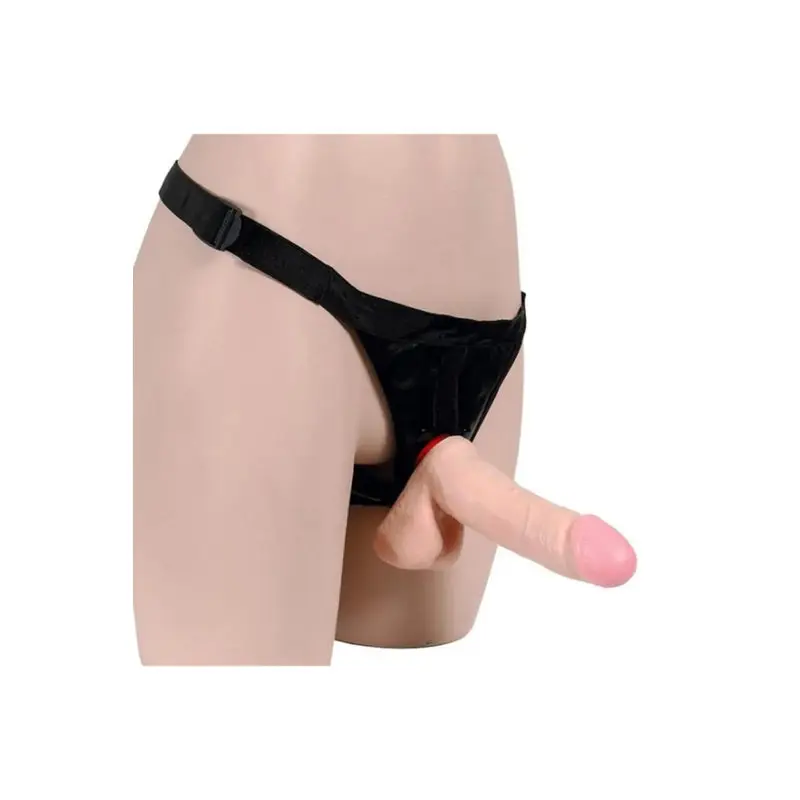 Siyah Deri Strap-On Belden Bağlama Kemeri görsel 5
