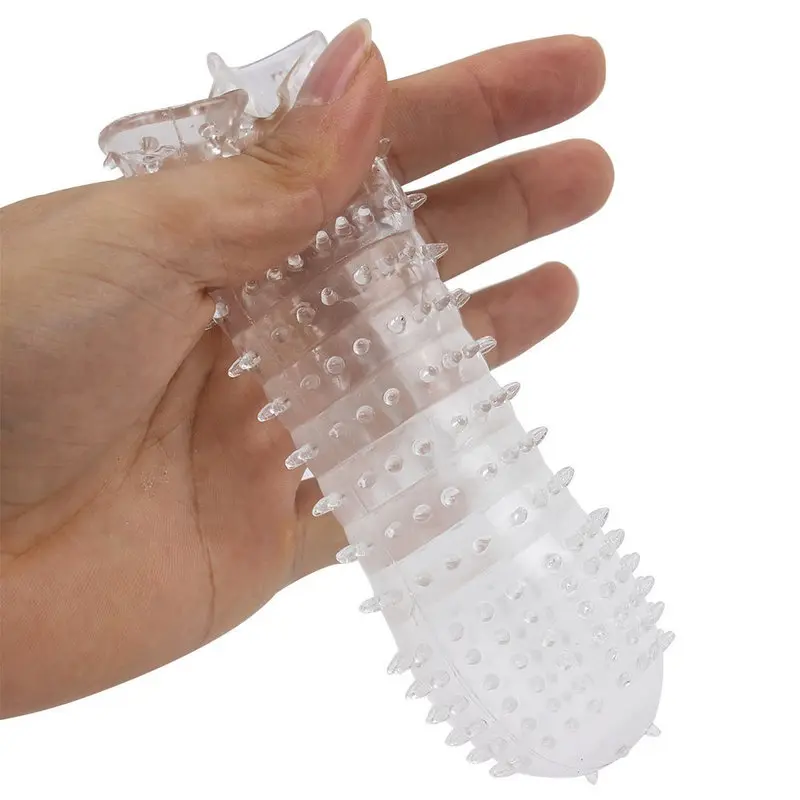 Silikon Penis Kılıfı Klitoris Uyarıcılı görsel 6