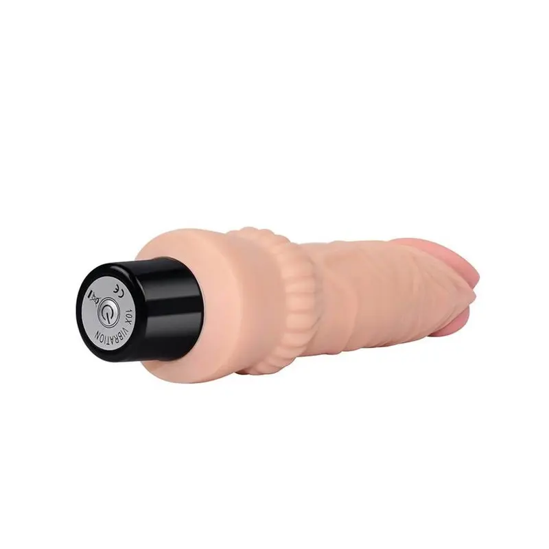 Softee 10 Titreşimli Realistik Penis Vibratör Dildo 21cm2 görsel 4