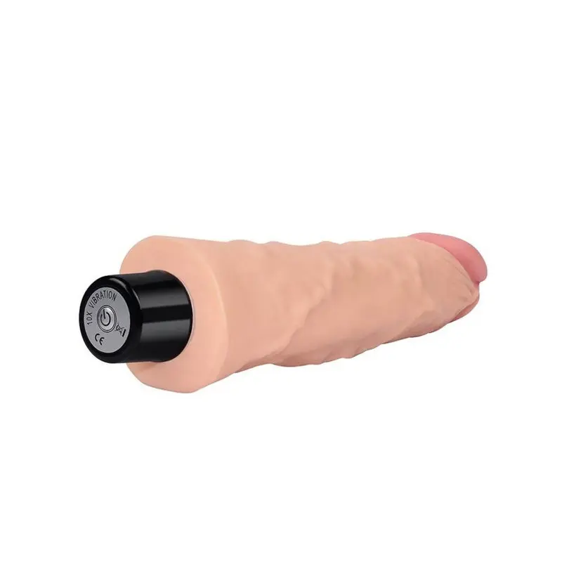 Softee 10 Titreşimli Realistik Penis Vibratör Dildo 21cm2 görsel 7