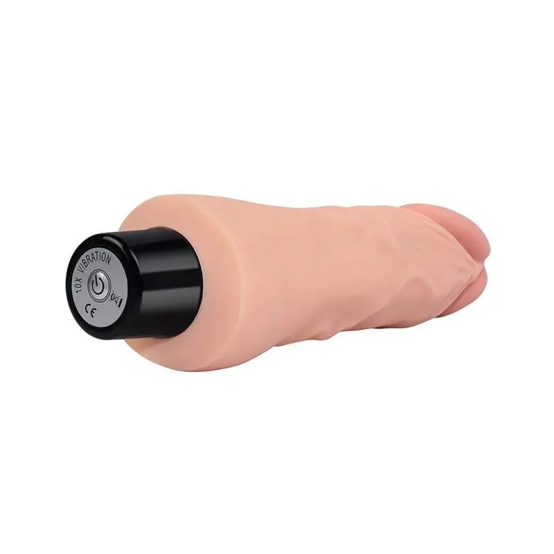 Softee 10 Titreşimli Realistik Penis Vibratör Dildo 21cm2 görsel 9