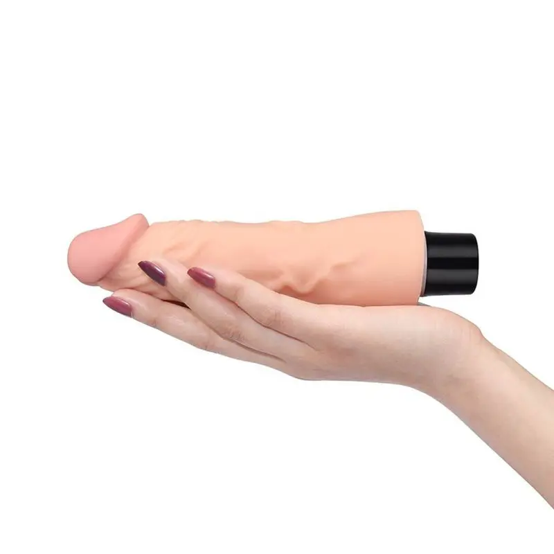 Softee 10 Titreşimli Realistik Penis Vibratör Dildo 21cm2 görsel 10