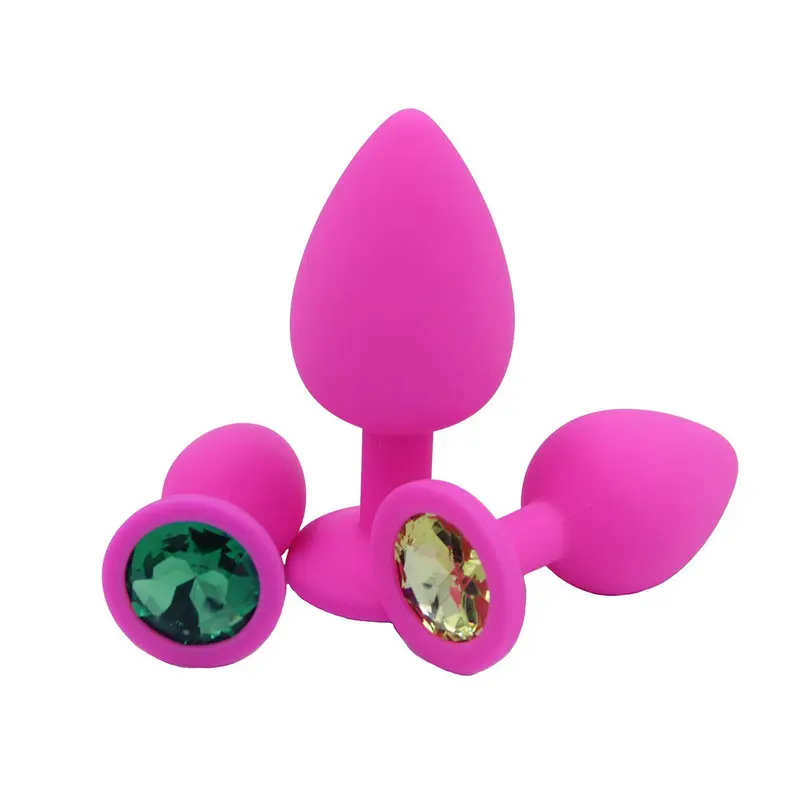 Su Geçirmez Silikon Anal Plug (Pembe) görsel 2