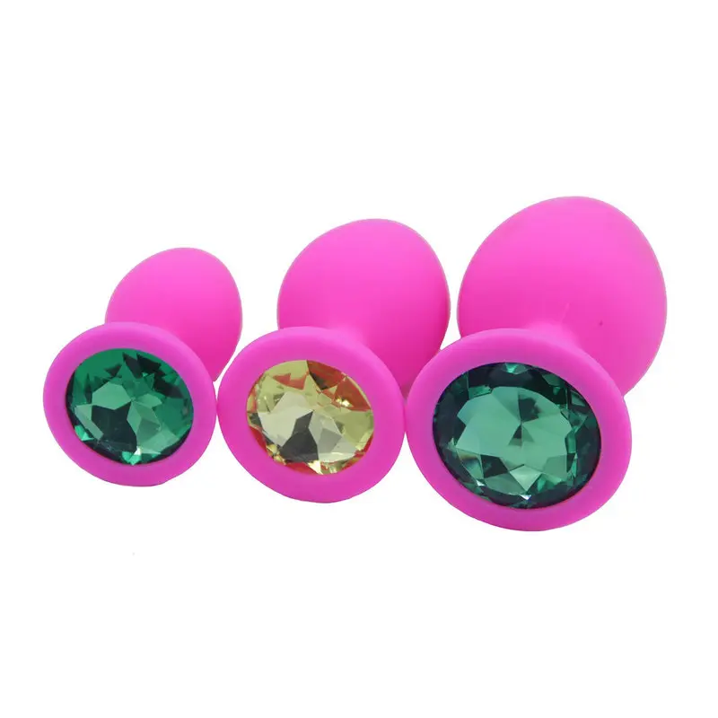 Su Geçirmez Silikon Anal Plug (Pembe) görsel 3