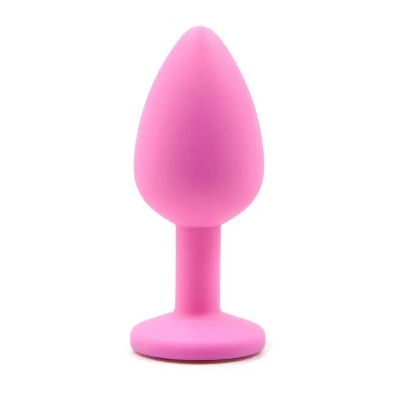 Su Geçirmez Silikon Anal Plug (Pembe)