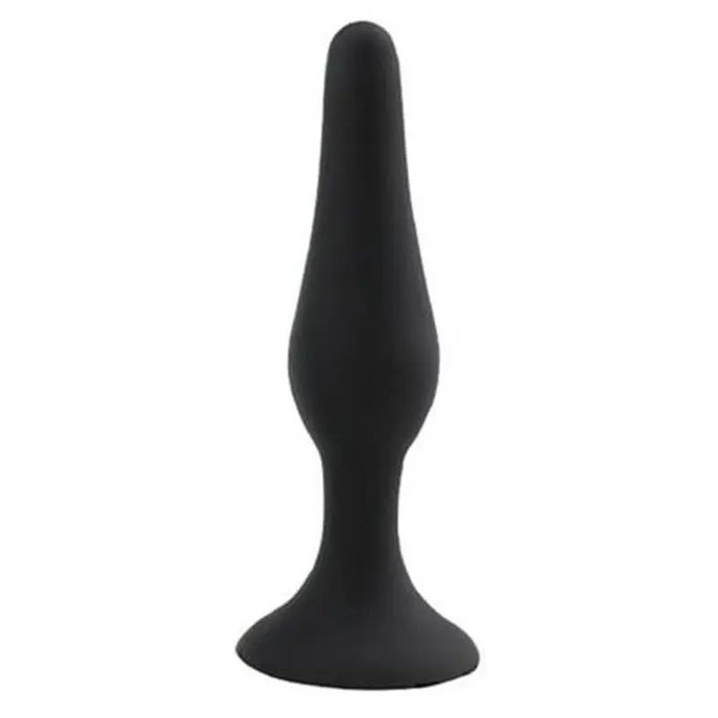 Tekli Silikon Çift Döngü Anal Plug (Mor) görsel 2