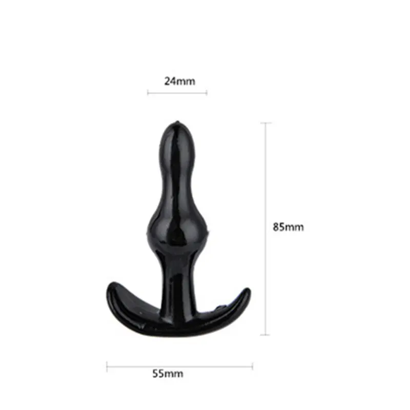 Tekli Yumuşak Silikon Anal Plug (Pembe) görsel 5