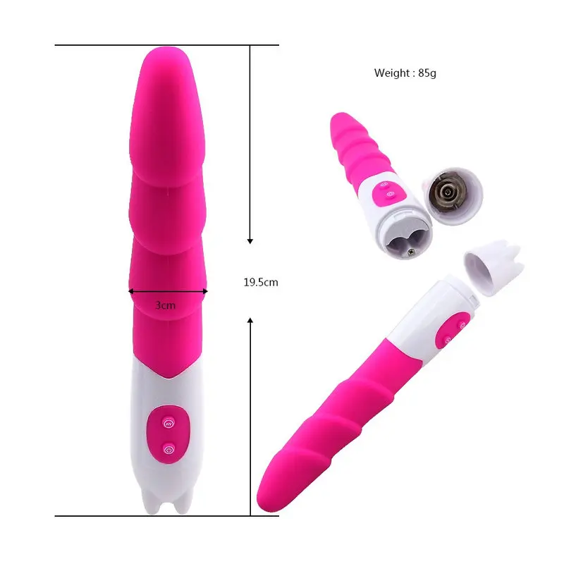 Titreşim Motorlu 6 Hız Ayarlı Anal Vibratör (Pembe-1) görsel 2