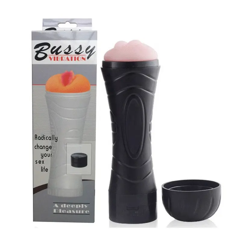 Bussy Titreşimli Yapay Vajina Yüksek Kalite Erkek Mastürbatör görsel 4