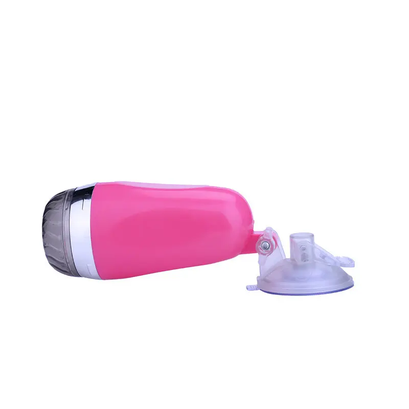 WANLE – Titreşimli 1.Sınıf Vajina Zemine Sabitlenebilen Masturbatör (Pembe) görsel 2