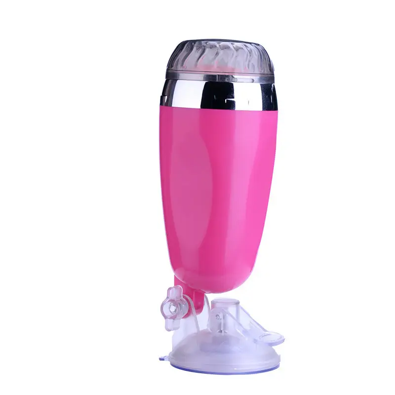 WANLE – Titreşimli 1.Sınıf Vajina Zemine Sabitlenebilen Masturbatör (Pembe) görsel 4