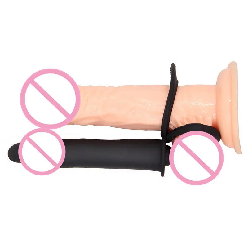 XESE – 14.5 Cm. – Penise Geçme Ek Titreşimli Anal Penis (Siyah) görsel 3