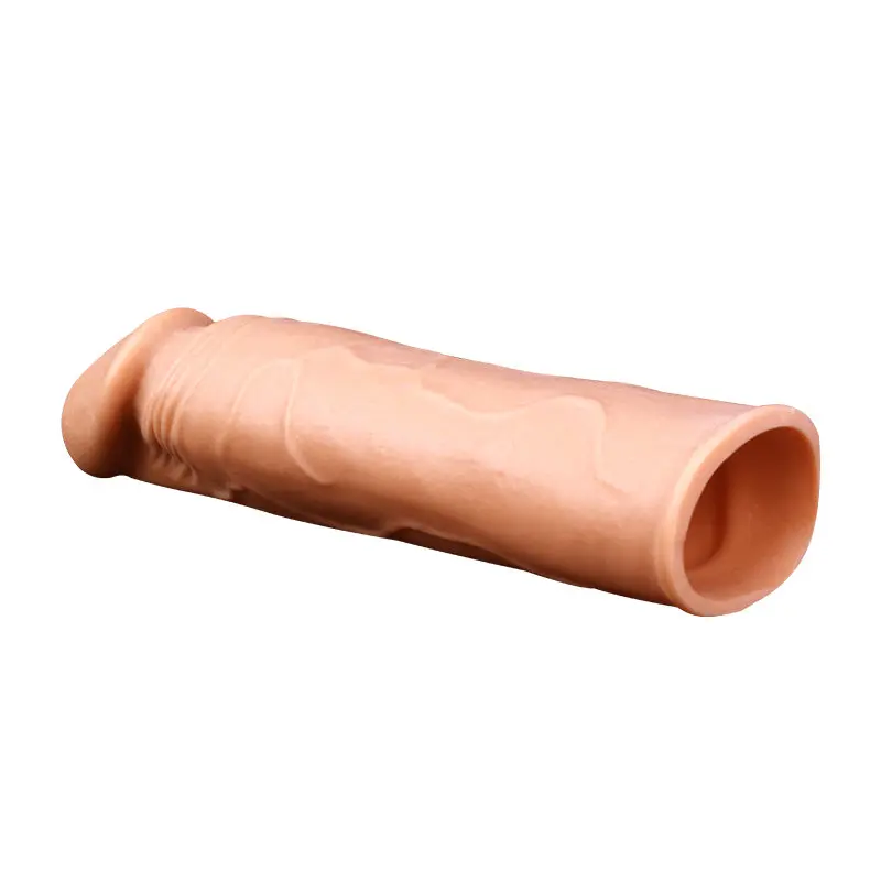 XESE – 15 Cm. – Dolgulu Realistik Esnek Penis Kılıfı görsel 5