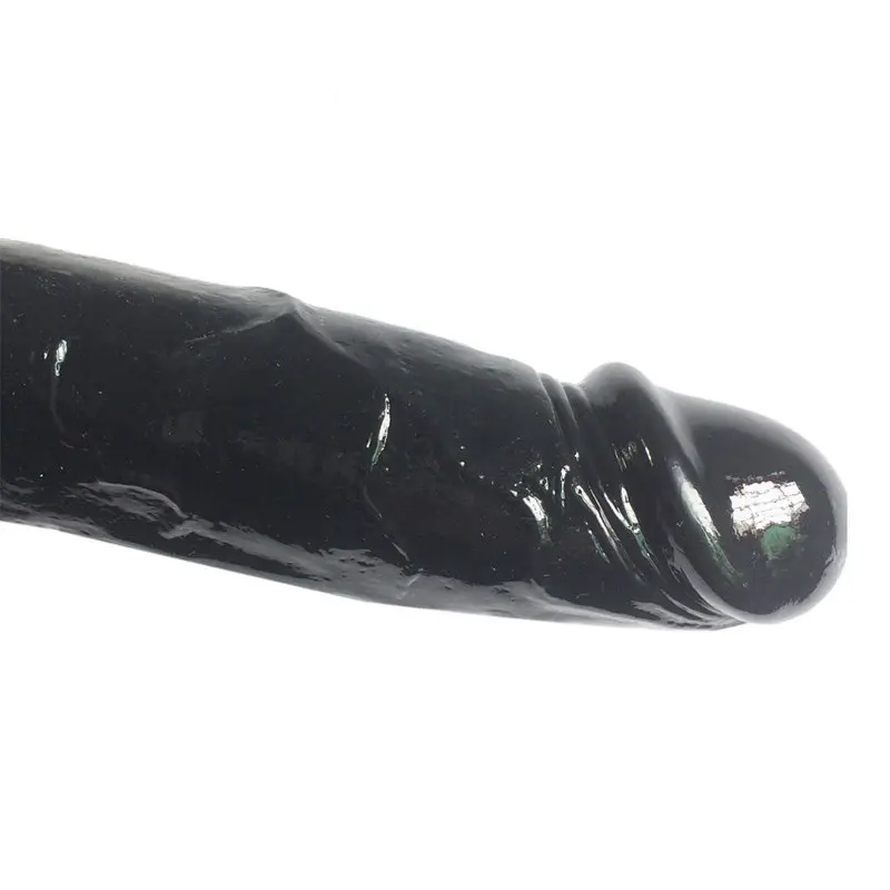 XESE – 18 Cm. – Tam Realistik Testisli Vantuzlu Zenci Vibratör görsel 5