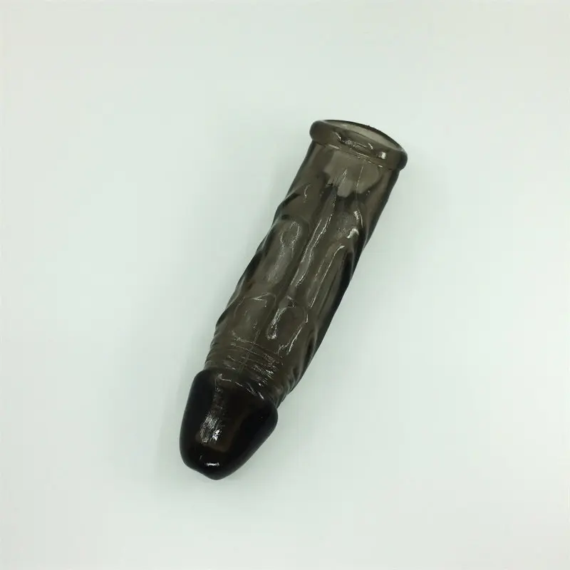 XESE – Dolgulu Realistik Penis Kılıfı (Siyah) görsel 6