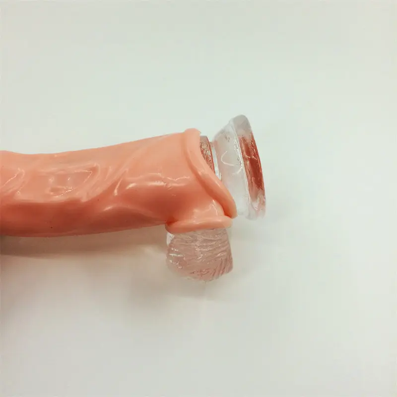 XESE – Dolgulu Realistik Penis Kılıfı (Ten Rengi) görsel 6