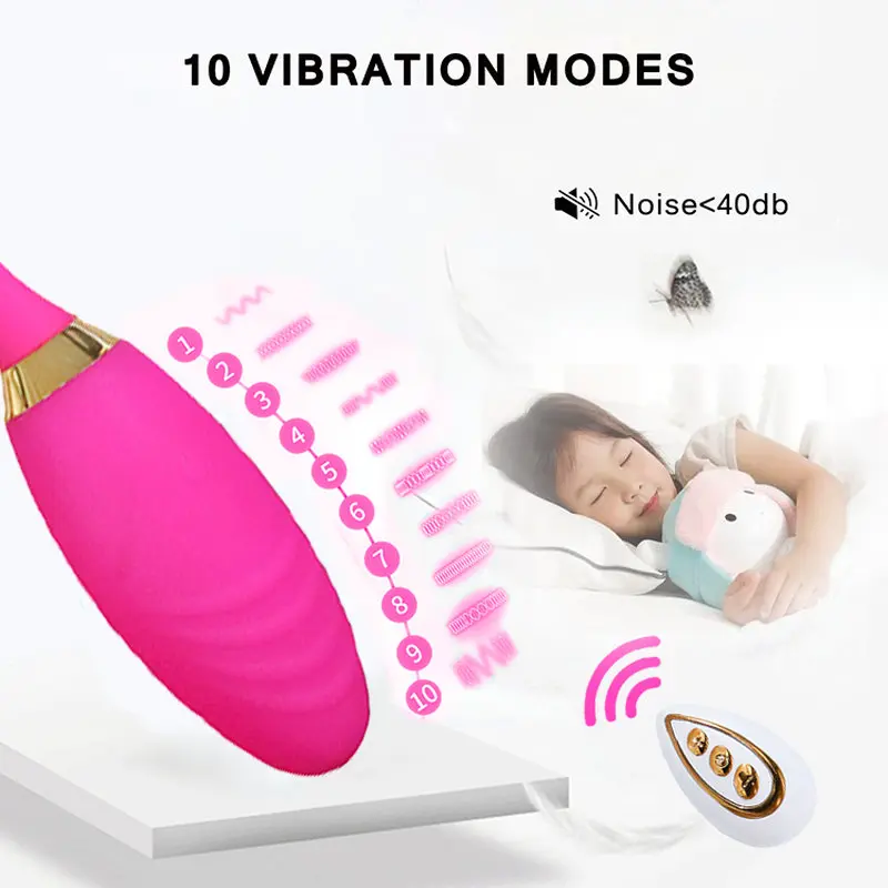 Yiwu Love 17 Cm. – USB Şarjlı – 10 Farklı Titreşim Modlu – Uzaktan Kumandalı – Klitoris Uyarıcılı – Teknolojik Vibratör görsel 2