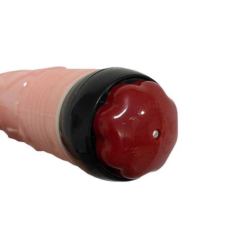 Yiwu Love 21.5 Cm. Realistik Doku Titreşimli Damarlı Ten Rengi Vibratör görsel 5