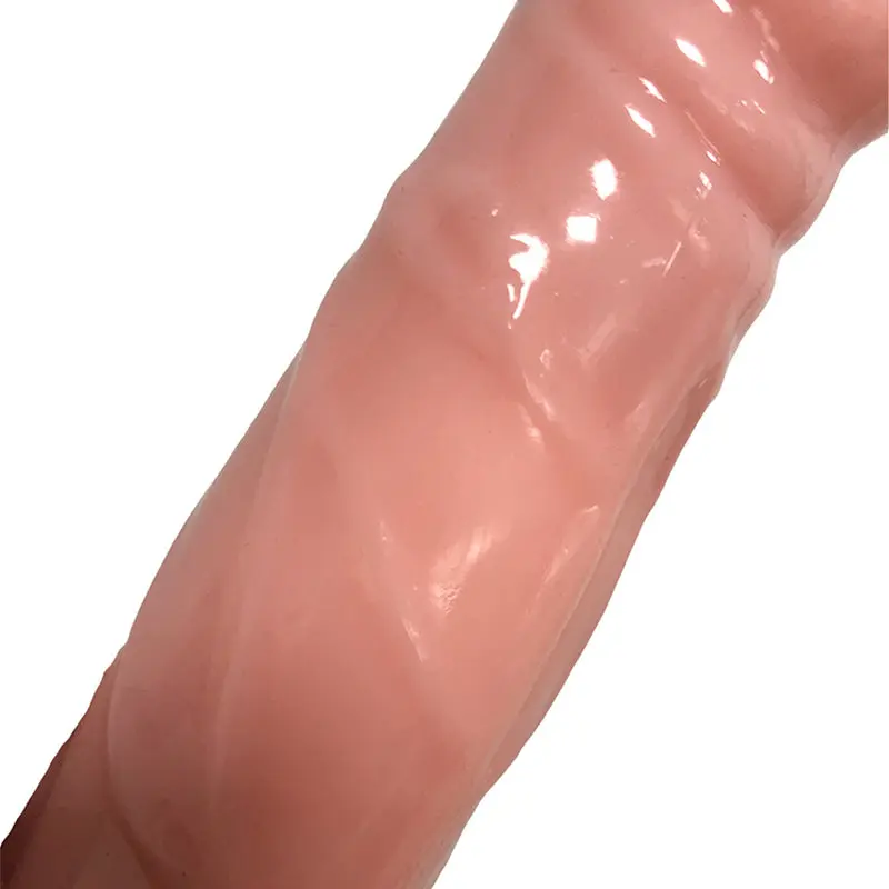 Yiwu Love 21 Cm. Realistik Doku Titreşimli Esnek Ten Rengi Vibratör görsel 4