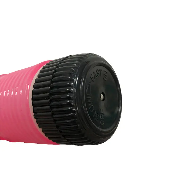 Yiwu Love 21 Cm. Ultra Lüx Doku G-Noktası Titreşimli Pembe Jel Vibratör görsel 4