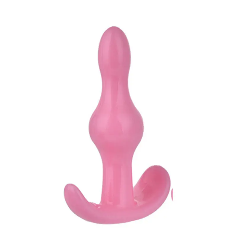 Tekli Yumuşak Silikon Anal Plug (Siyah) görsel 4