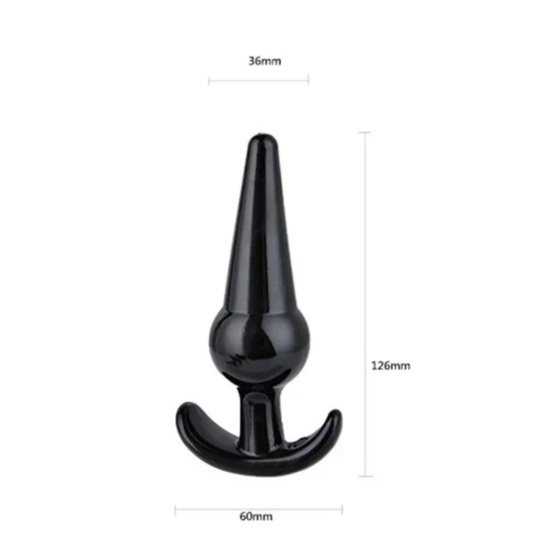 Yumuşak Silikon Anal Plug (Mor) görsel 5