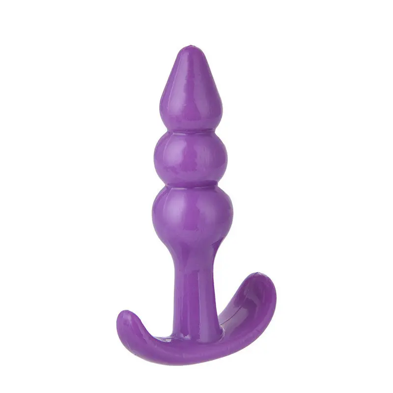 Yumuşak Silikon Anal Plug (Mor) görsel 2
