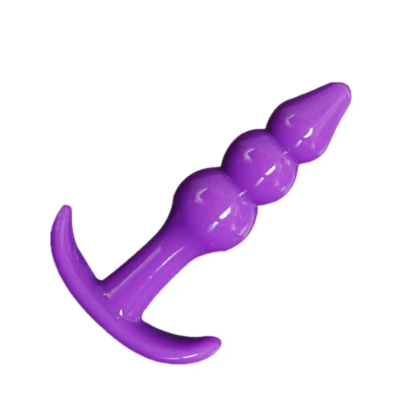 Yumuşak Silikon Anal Plug (Mor) görsel 5
