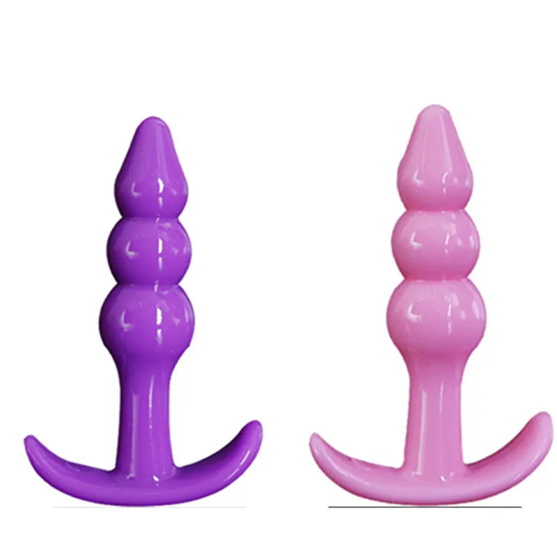 Yumuşak Silikon Anal Plug (Mor) görsel 8