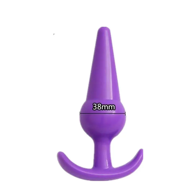 Yumuşak Silikon Anal Plug (Pembe) görsel 5