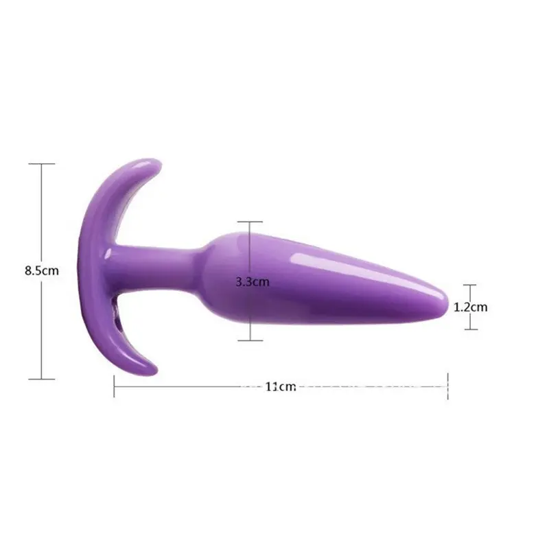 Yumuşak Silikon Anal Plug görsel 5
